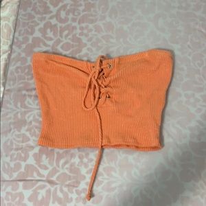 Fashion nova orange tube top